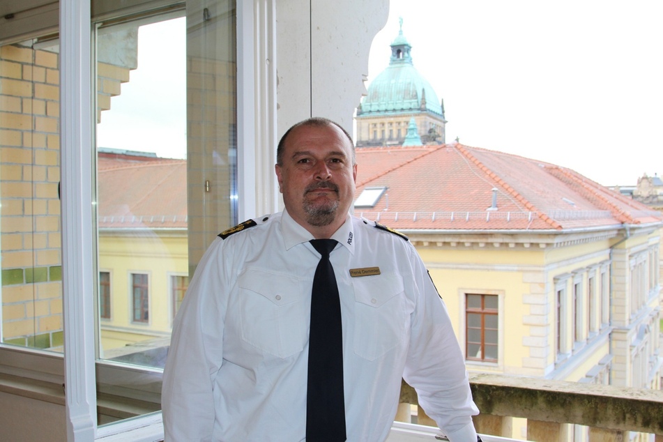 Hat mal wieder Ärger mit eigenen Leuten: Leipzigs Polizeichef René Demmler (50).