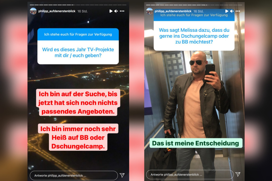 Auf Instagram stellt sich Philipp (34) den Fragen der Fans.