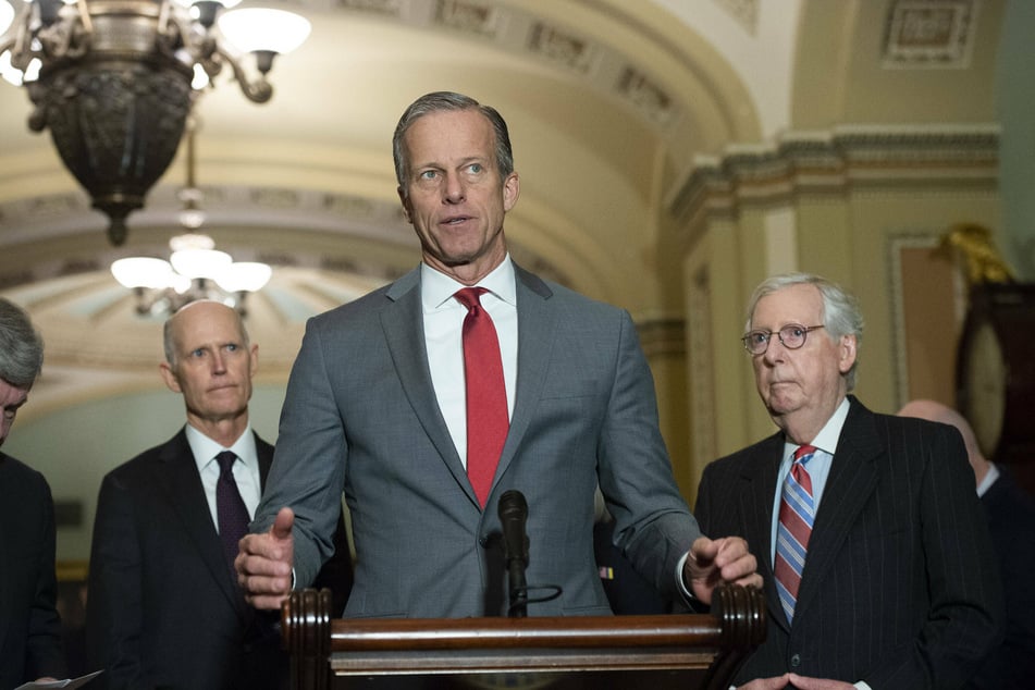 Senate Minority Whip John Thune said the removal of billions in pandemic aid brought Republicans on board.
