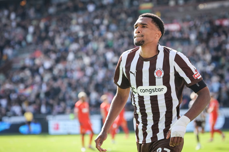 Beim FC St. Pauli ruhen die Hoffnungen in der Offensive auf Andréas Hountondji (23).