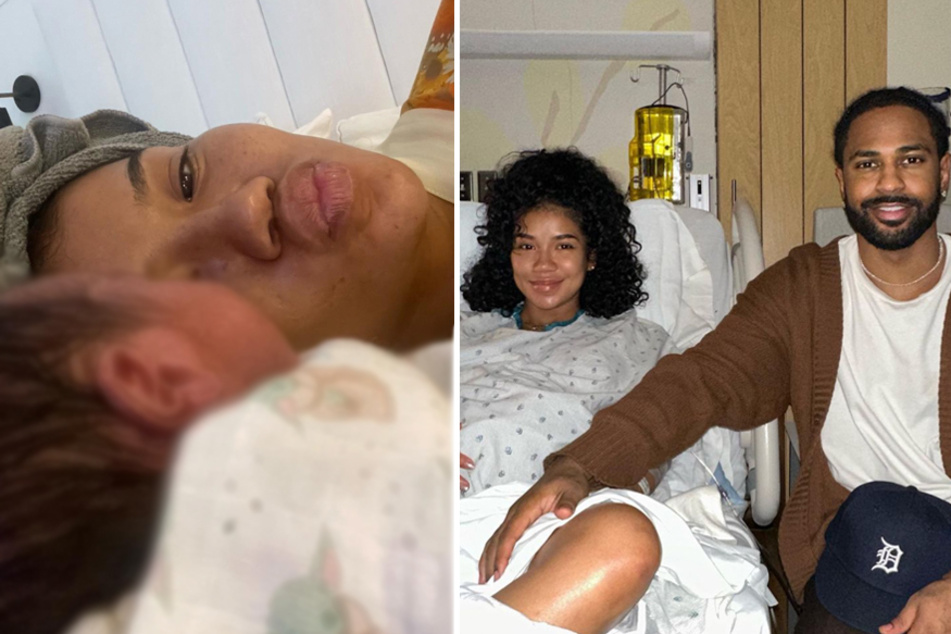 Jhené Aiko and Big Sean say "hello" to their new baby boy!