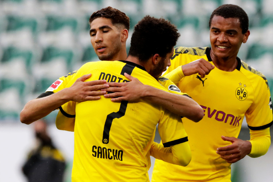 Achraf Hakimi zeigte bei seinem Treffer zum 2:0 seine Qualitäten. Jadon Sanchos Kurzeinsatz sorgt in Dortmund ebenfalls für positive Stimmung.