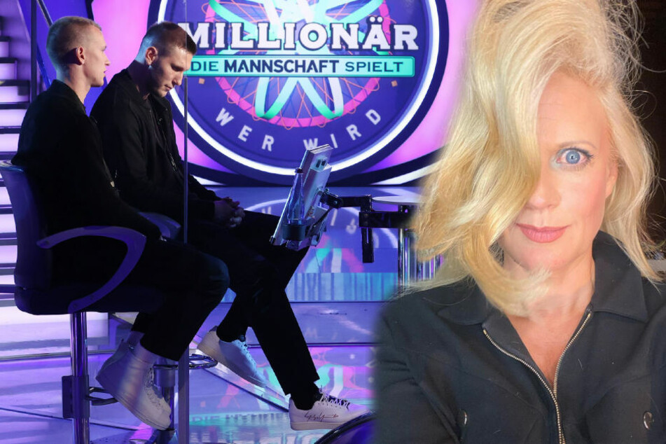Lukas Klostermann (24, l.) und Niklas Süle (25) vertrauten bei "Wer wird Millionär?" auf die Promi-Kenntnisse von Telefonjoker Barbara Schöneberger (46) und wären damit beinahe baden gegangen.