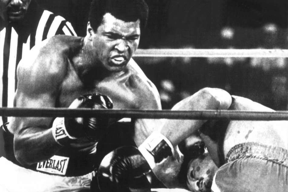 Muhammad Ali (†74, l.) bei seinem legendären Boxkampf gegen George Foreman (72) im Jahr 1974 in Zaire.