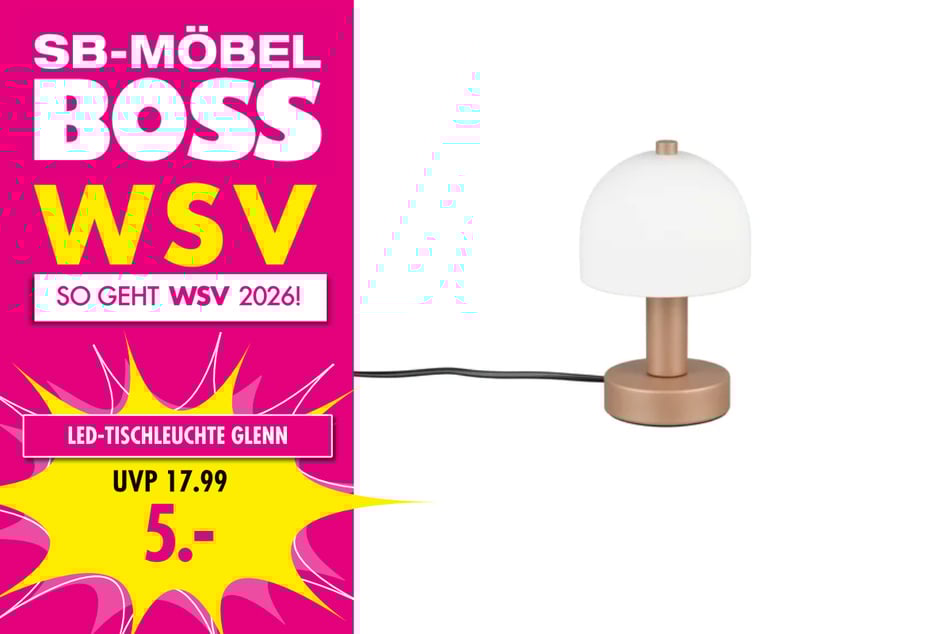 LED-Tischleuchte Glenn