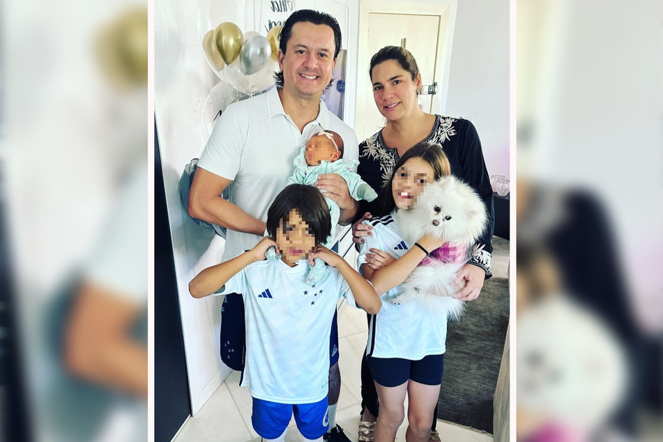 Heile Welt auf Instagram: Sérgio Santos Rodrigues und seine Familie.