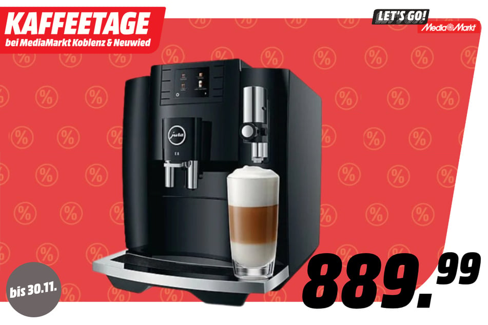 Jura-Kaffeevollautomat für 889,99 statt 1.049 Euro.