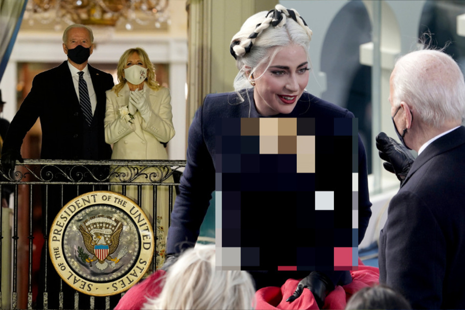 Lady Gaga mit Gänsehaut-Moment bei Biden-Einführung: Doch ihr Kleid sorgt für mächtig Wirbel