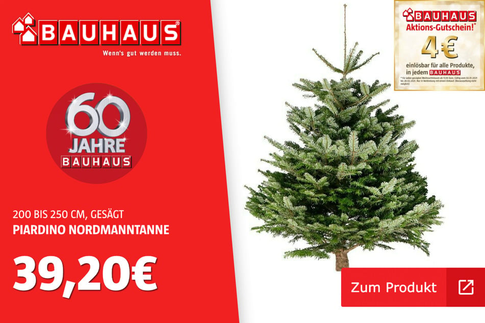 Piardino Nordmanntanne (200 - 250 cm) für 39,20 Euro