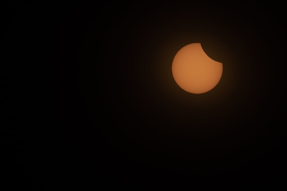 Die Sonne während einer partiellen Sonnenfinsternis. (Archivbild)