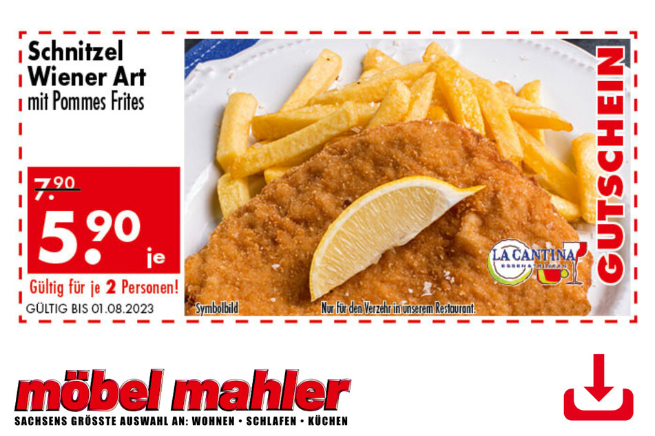 Hier klicken und Coupon herunterladen.