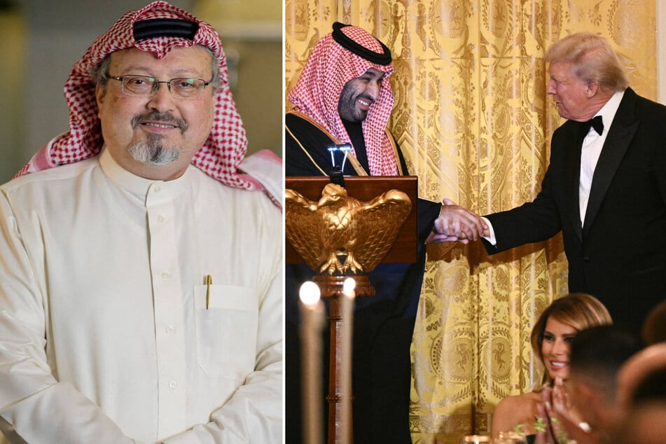 Jamal Khashoggi's widow distraught over Trump's cozy meeting with Saudi crown prince