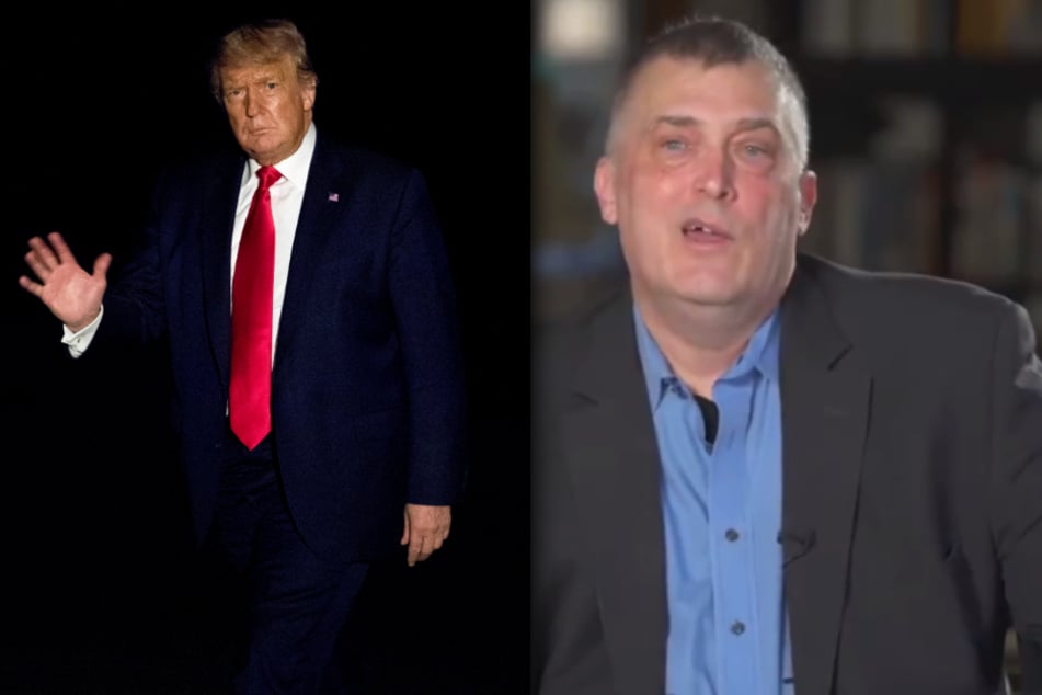 Immer mehr Republikaner sprechen sich in krassen Video-Clips offen gegen Donald Trump und für Joe Biden aus, darunter auch der Ex-Militär Jack Spielman (r).