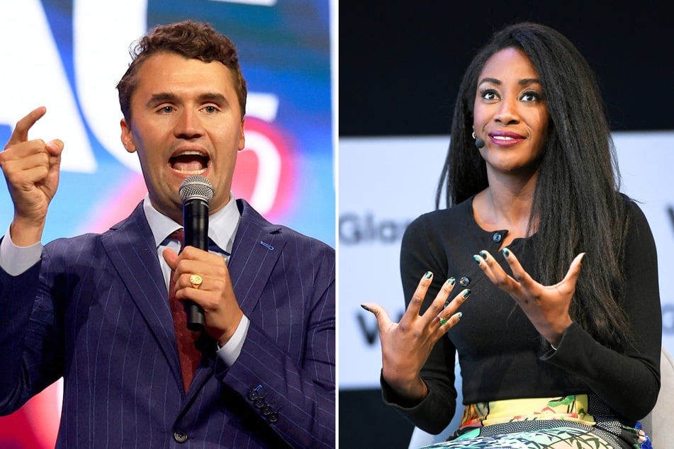 Opinion writer Karen Attiah (r.) was recently fired from The Washington Post after she shared an offensive quote from Charlie Kirk following his assassination.