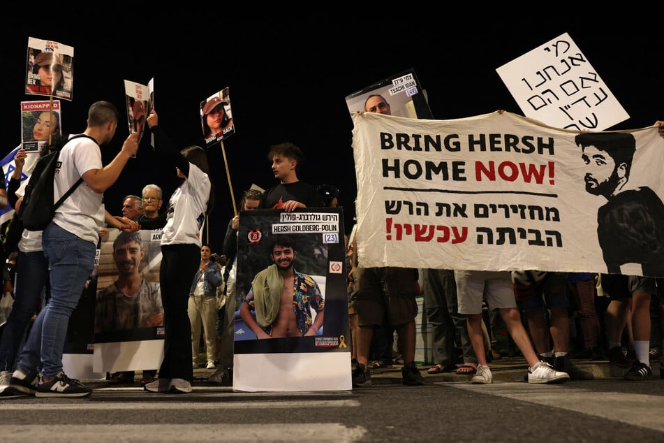 Auch in Jerusalem wurde am Abend demonstriert.