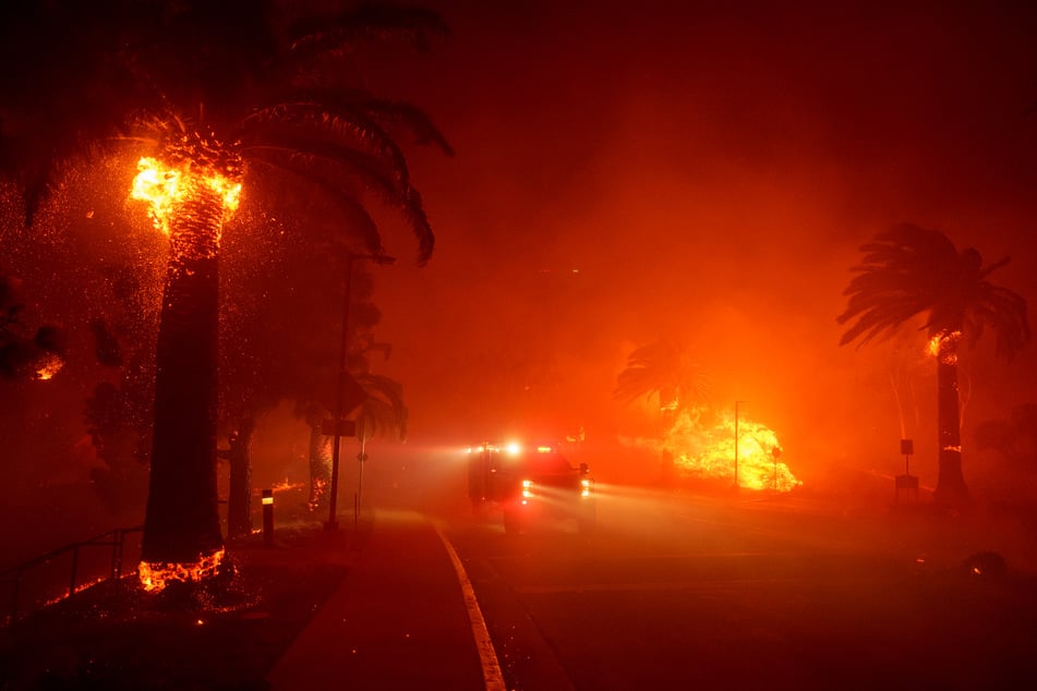 Auch das Gelände der Pepperdine University ist von dem Waldbrand betroffen.