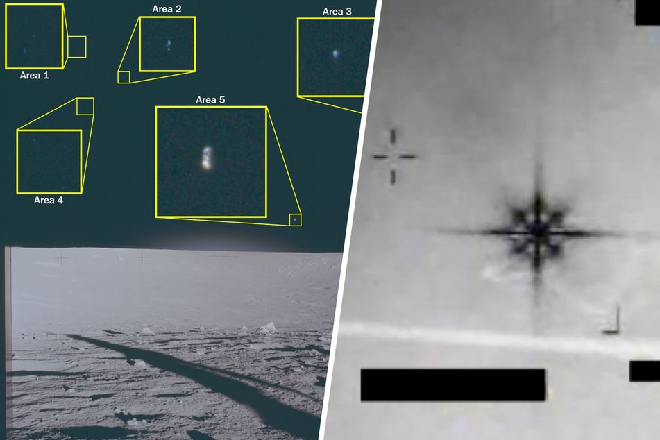 Was ist das? Bislang geheime UFO-Akten zeigen mysteriöse Objekte am Himmel und am Mond