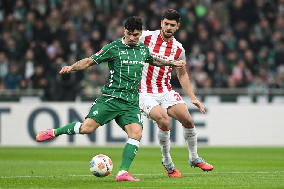 Linksfuß Cenk Özkacar (25, r.), der vom FC Valencia ausgeliehen ist, ist bisher nicht die erhoffte Verstärkung für die Geißböcke.