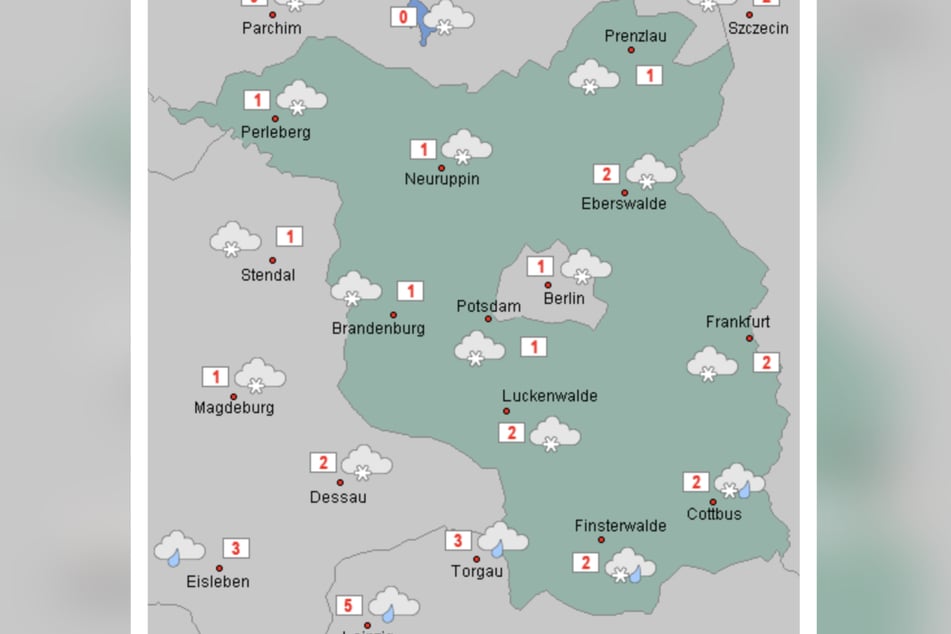 Auch Schnee wird in der Hauptstadtregion wieder erwartet.
