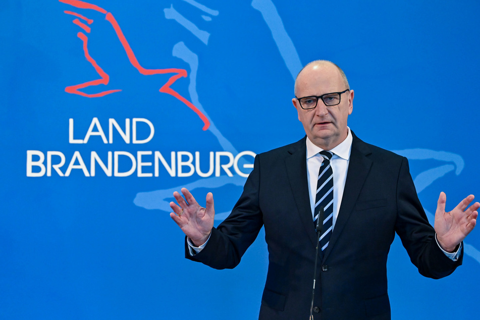 Dietmar Woidke (56, SPD), Ministerpräsident von Brandenburg, auf einem Presseterminim Januar 2021.