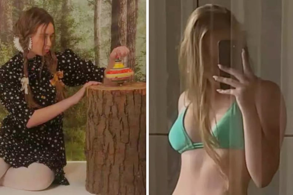 Elizaveta Krivonogikh (22) alias Luiza Rozova hat sich offenbar der Antikriegskunst verschrieben.