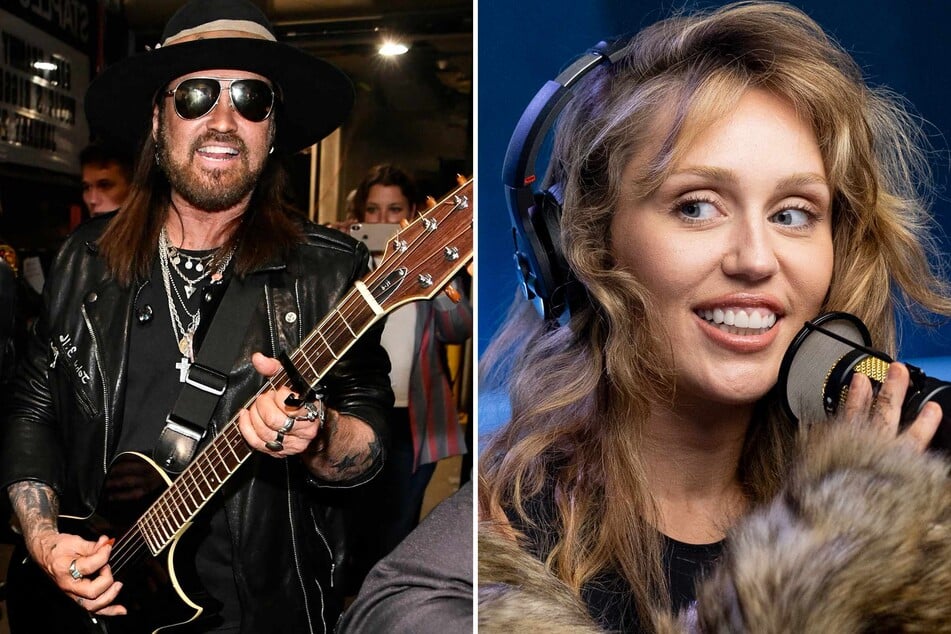 Miley Cyrus (r.) just opened up to her followers about the journey to forgiving her dad Billy Ray Cyrus (l.) in a heartwarming social media confession.