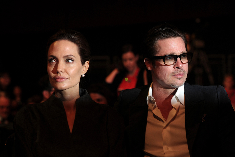 Brad Pitt (r) has reportedly hit back at Angelina Jolie's explosive countersuit that alleged he abused their kids.