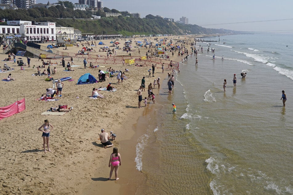 An diesem Strand in Bournemouth, England, soll sich der Vorfall ereignet haben.