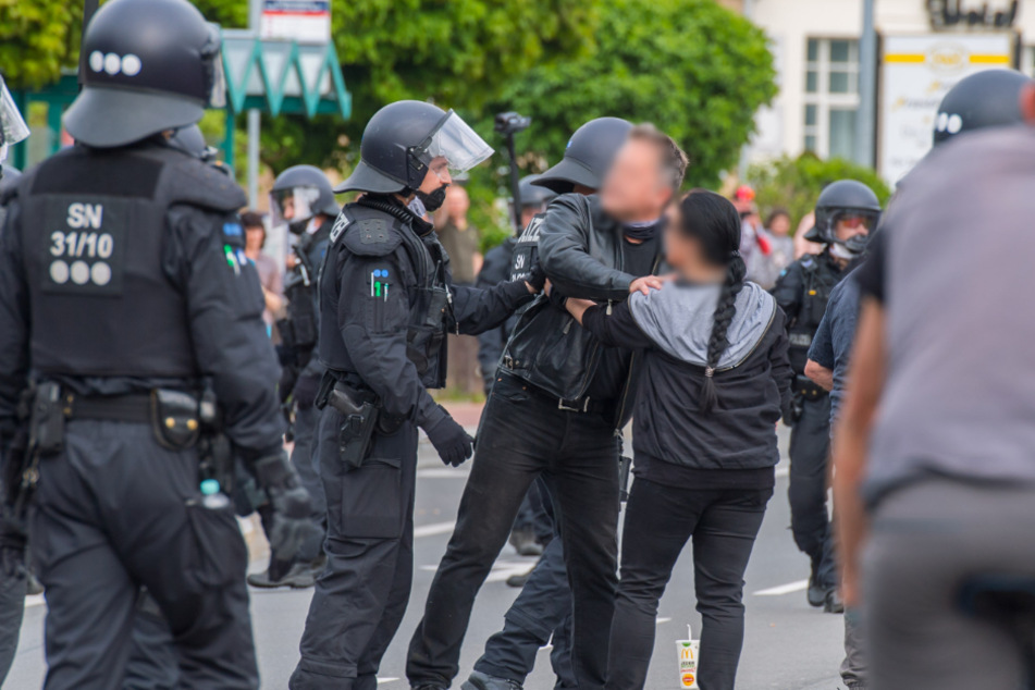 Polizei-Einsatz bei Demos: Für den Job ist eine stabile Psyche Voraussetzung.