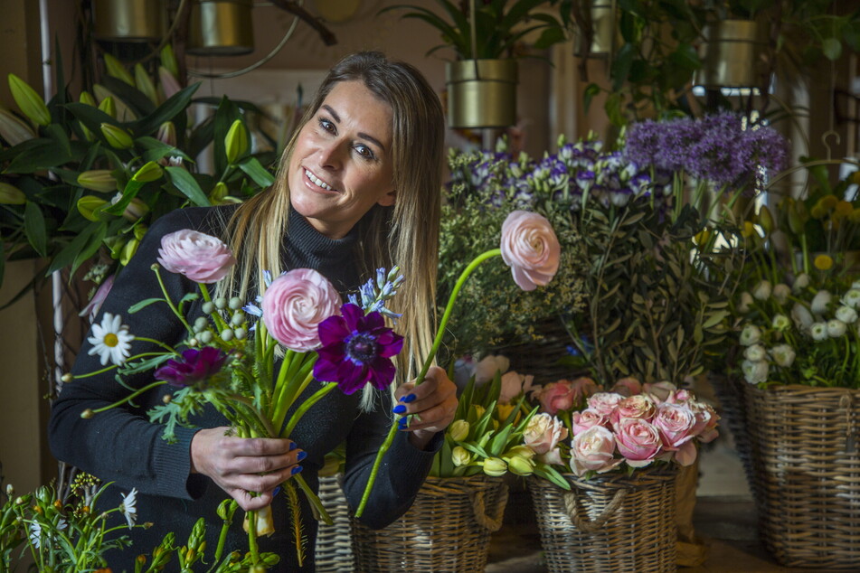 "Blumenfee" Sindy Rößler (43) will MDR-Floristin des Jahres werden.