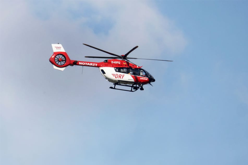 Für den Rettungseinsatz am Montag wurde ein Hubschrauber angefordert. (Symbolfoto)