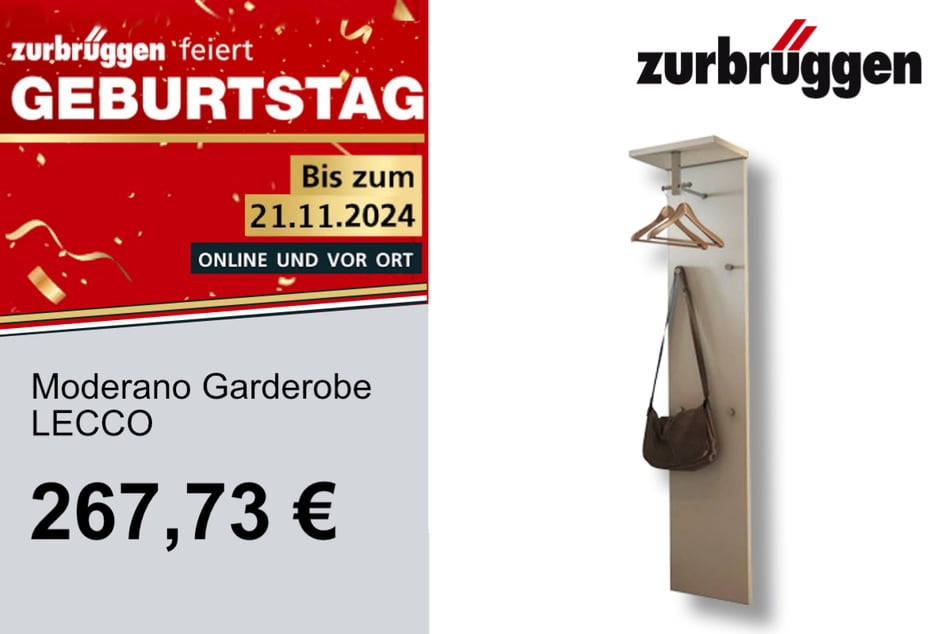 Die Moderano Garderobe LECCO für nur 267,73 Euro.