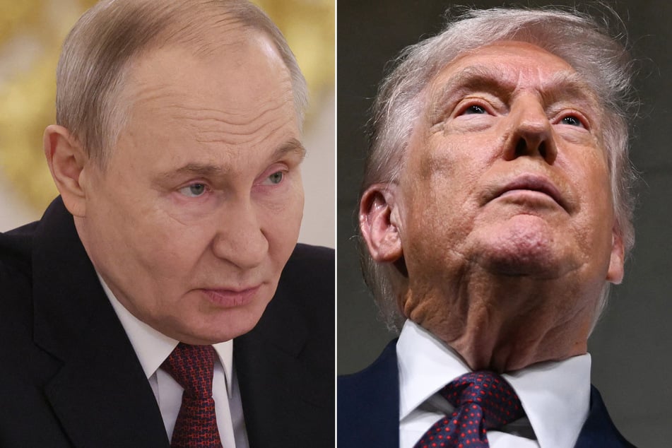 President Donald Trump (r.) said Russian counterpart Vladimir Putin agreed to pause attacks on Ukraine as the country faces a brutal winter.