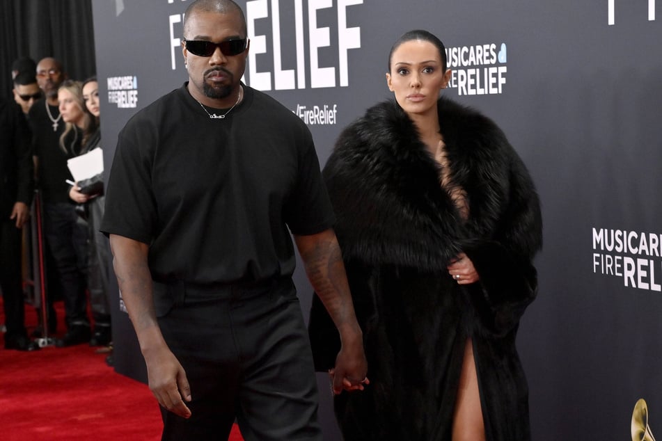 Kanye West's wifey Bianca Censori (r.) stepped into her step-mother role amid reports that she could be distancing herself from Ye.