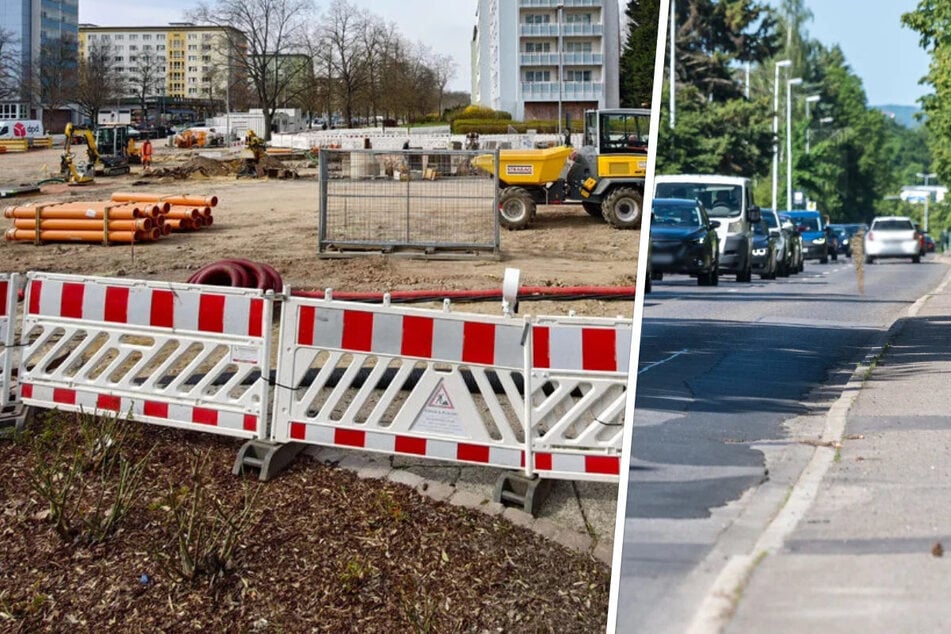 Baustellen Chemnitz: Baustellen in Chemnitz: Mühlenstraße länger gesperrt, Stollberger Straße dicht
