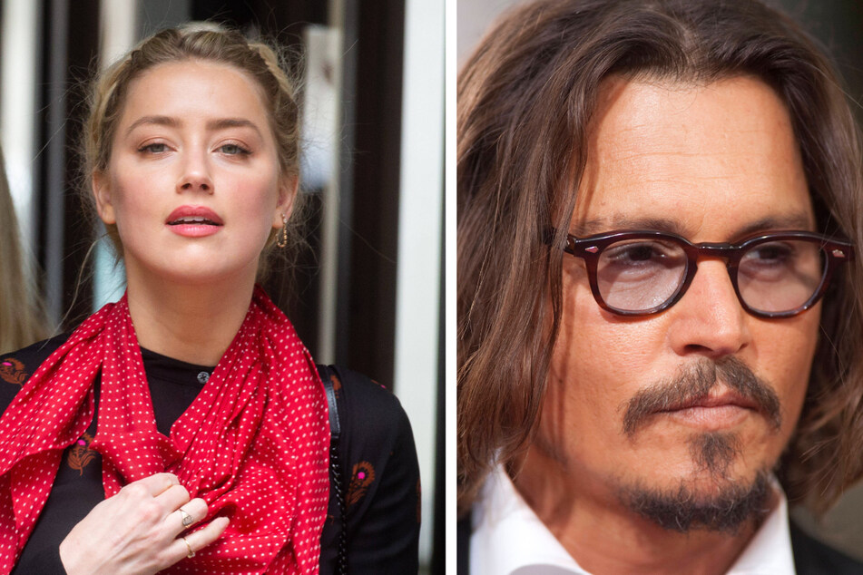 Amber Heard's (r.) motion to dismiss Johnny Depp's lawsuit regarding an op-ed she wrote was dismissed on Tuesday.
