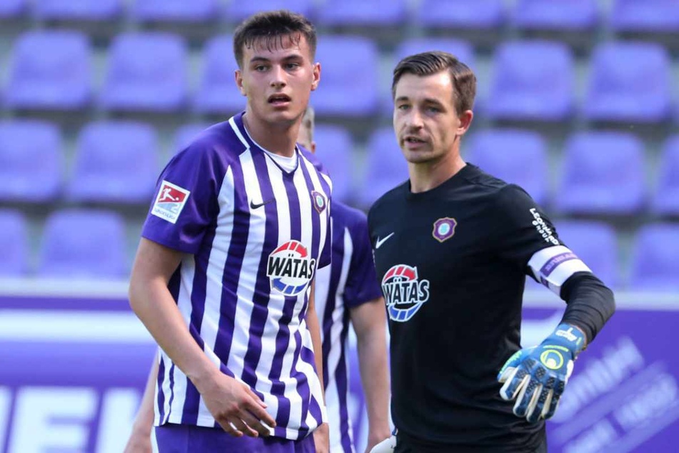 FCE-Kapitän Martin Männel (33) ist "Mr. 2. Liga". Er glaubt an die Jungen um Ramzi Ferjani (20).