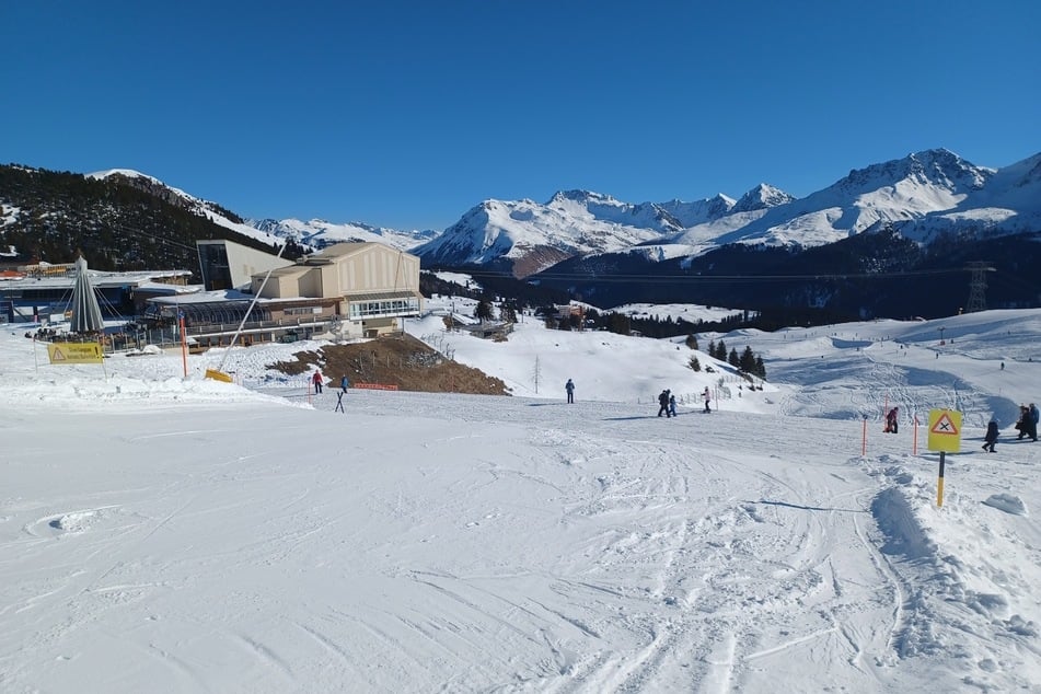 Auf dieser Piste in Arosa ist ein Skifahrer aus dem Raum Köln tödlich verunglückt.