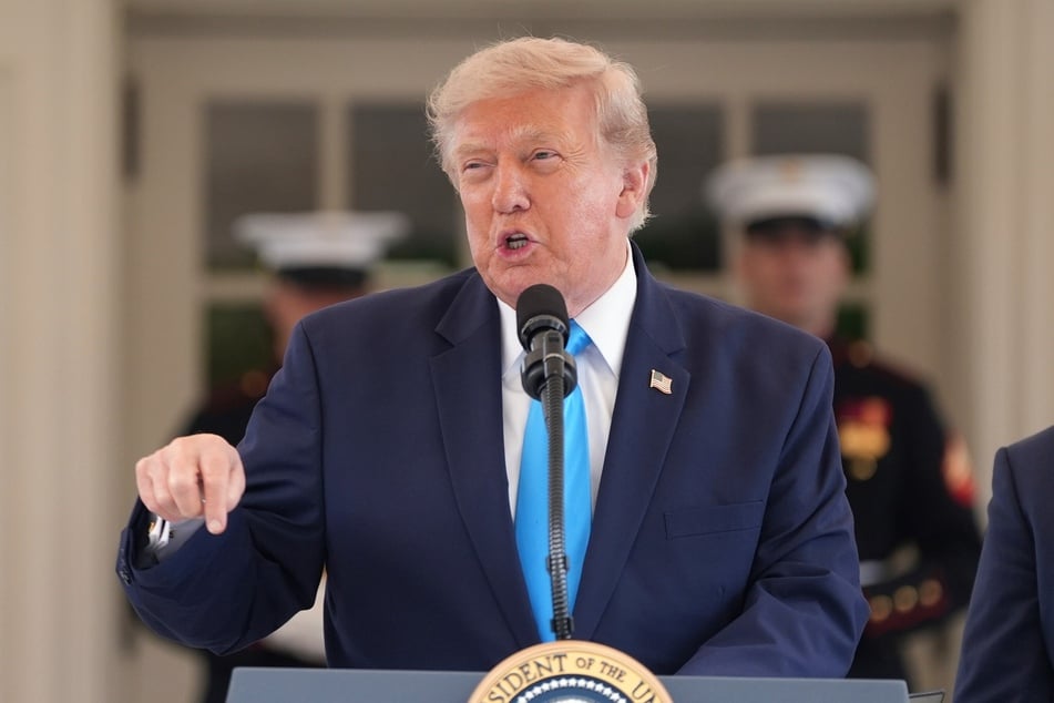 Der US-Präsident Donald Trump (80).