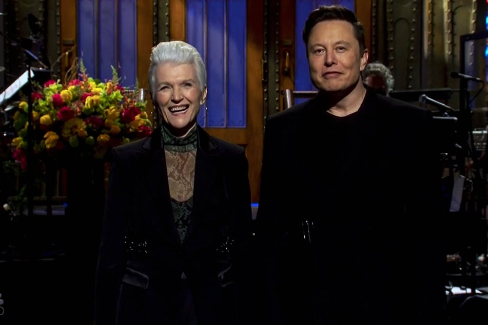 Maye Musk also made an appearance during her son's opening monologue.