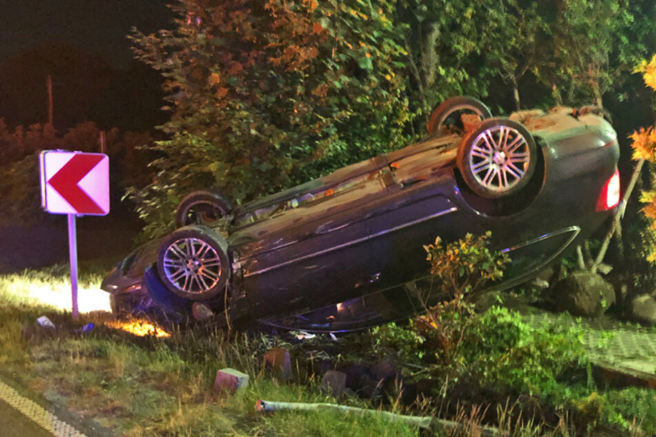 Nach dem Unfall flüchtete der Autofahrer.