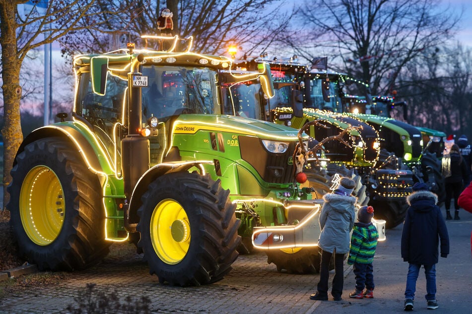 Die Lichterfahrt startet um 17 Uhr im Magdeburger Südwesten. (Archivfoto)