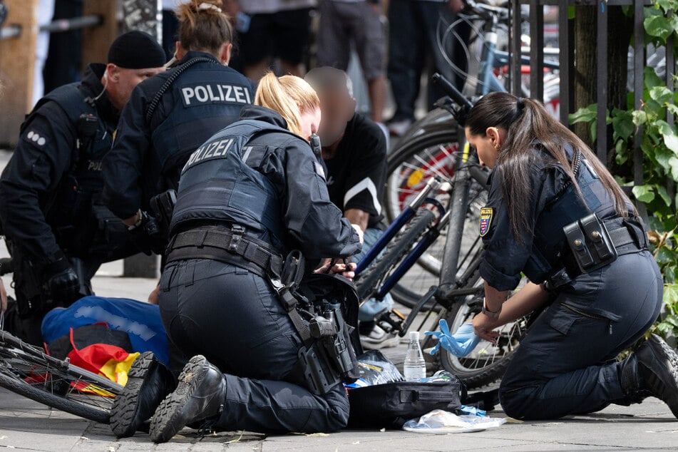 Am Frankfurter Hauptbahnhof läuft ein größerer Polizeieinsatz.