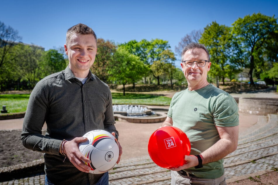 Felix Stöhler (24, l.) und Marko Pentke (51) freuen sich auf die Freiluft-Saison.