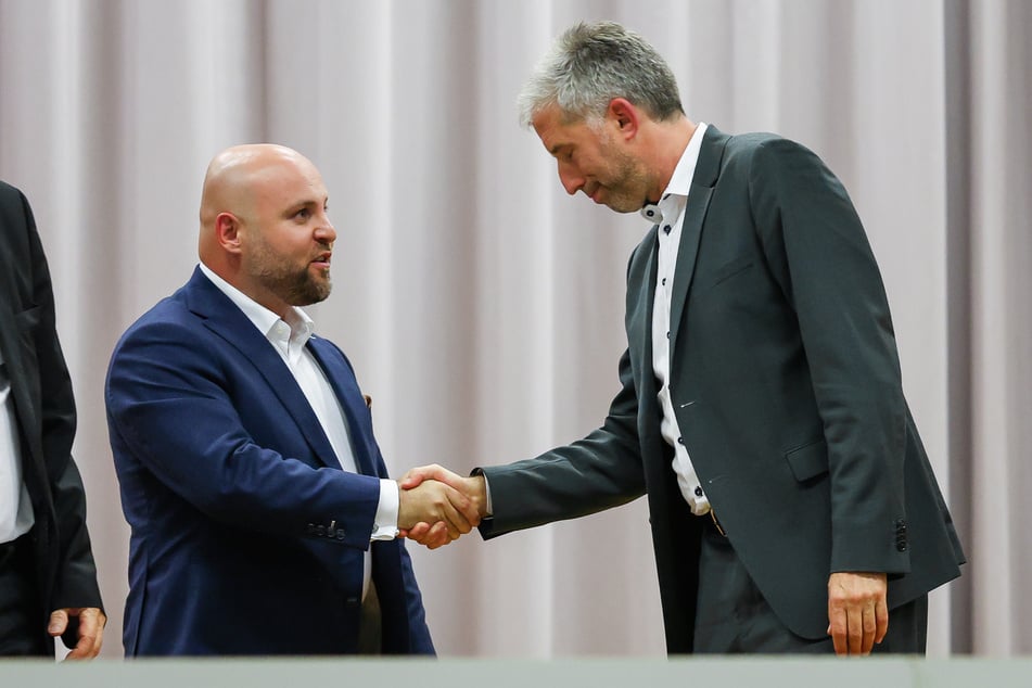 Der AfD-Landesvorsitzende Markus Frohnmaier (34, l.) und Tübingens Oberbürgermeister Boris Palmer (53, parteilos).