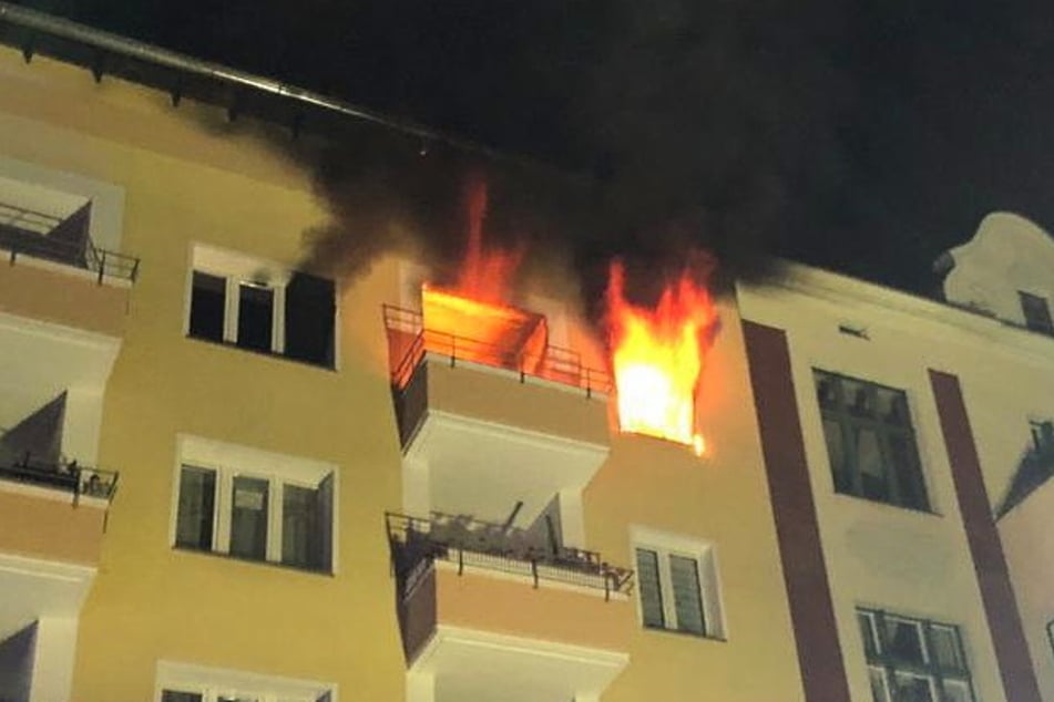 40 Feuerwehrkräfte mussten ausrücken, um den Brand zu bekämpfen.