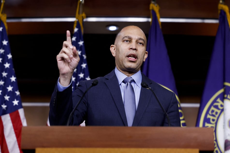 Democratic House Minority Leader Hakeem Jeffries (pictured) announced his support for the stop-gap bill.