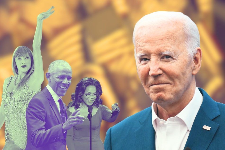 Democrats are reportedly pushing a plan that would have Joe Biden (r.) drop out of the presidential race and use celebrities to help bring in his replacement.