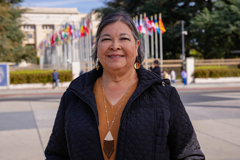 Ramona Casas traveled to the United Nations in Geneva, where she testified before the Human Rights Committee about the militarization of South Texas communities.