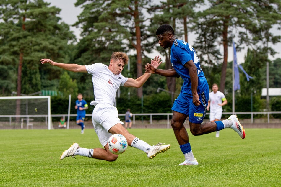 Im Berliner Ernst-Reuter-Sportfeld gibt es nur zu absoluten Ausnahmen Viertliga-Fußball zu sehen.